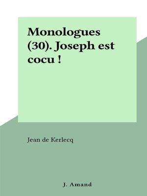 cover image of Monologues, 30